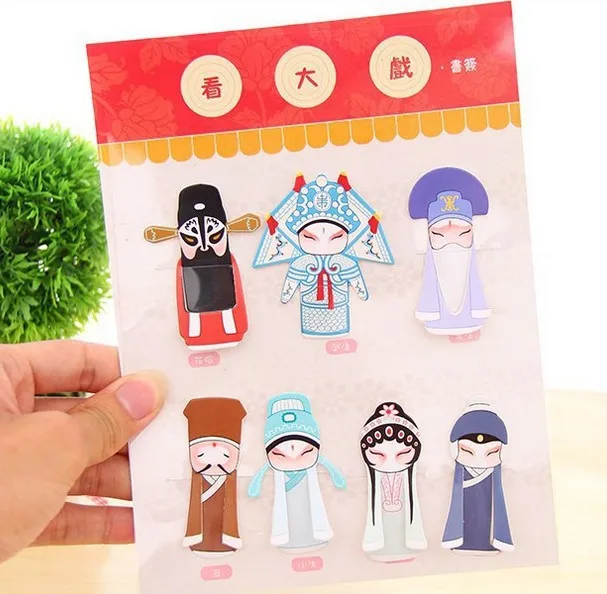 7pcs/pack per lot Chinese style classical elements of Peking opera drama mask bookmark DIY Multifunction Bookmarks
7pcs/pack per lot Chinese style classical elements of Peking opera drama mask bookmark DIY Multifunction Bookmarks