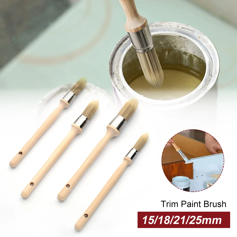 4pcs 15/18/21/25mm Paint Brush Painting Supplies Wall Treatments Paint Brushes Application Home Window Floor Ceiling Stair
4pcs 15/18/21/25mm Paint Brush Painting Supplies Wall Treatments Paint Brushes Application Home Window Floor Ceiling Stair