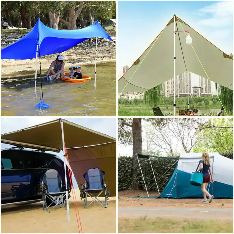 Adjustable Portable Aluminum 7.5’/8.2’ Tent Poles, Lightweight and Durable Shelter Support Poles for Outdoor Camping.
Adjustable Portable Aluminum 7.5’/8.2’ Tent Poles, Lightweight and Durable Shelter Support Poles for Outdoor Camping.