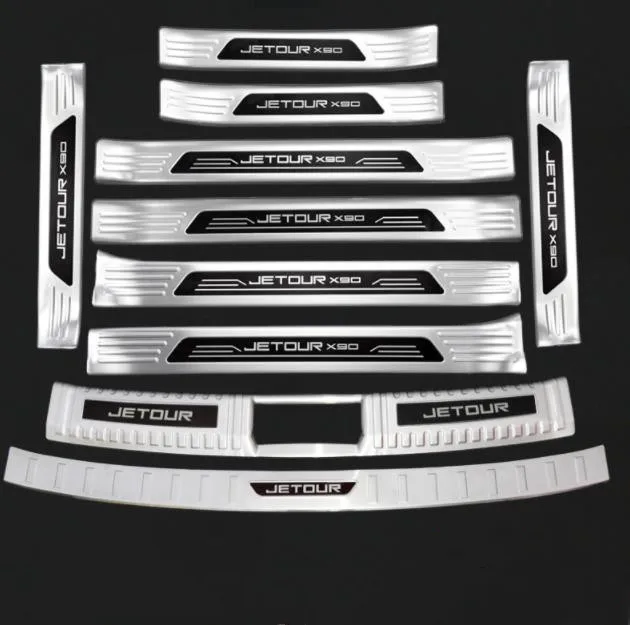 For CHERY JETOUR X90 2019-2021 stainless steel car Threshold Trunk threshold guard plate Anti-scratch protection car accessories
For CHERY JETOUR X90 2019-2021 stainless steel car Threshold Trunk threshold guard plate Anti-scratch protection car accessories