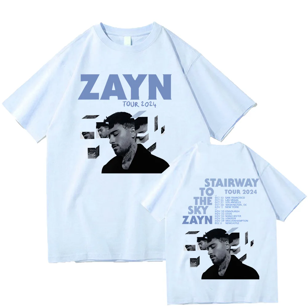 Футболка Zayn Startway To The Sky Tour Malik Хлопковые футболки унисекс с короткими рукавами