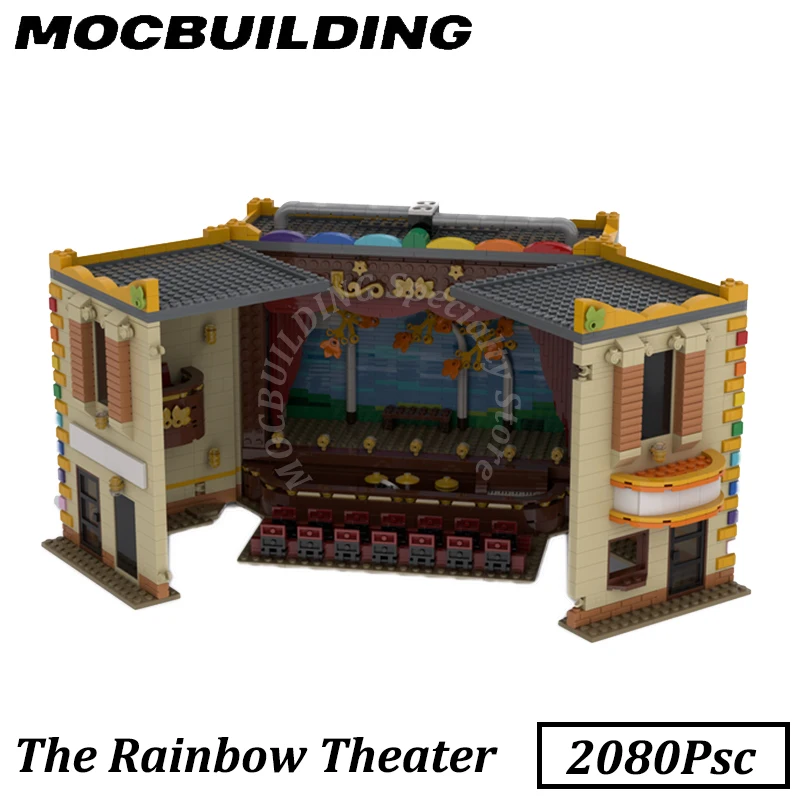 The Rainbow Theater City Buildings MOC Building Blocks Bricks Children Gift
The Rainbow Theater City Buildings MOC Building Blocks Bricks Children Gift
