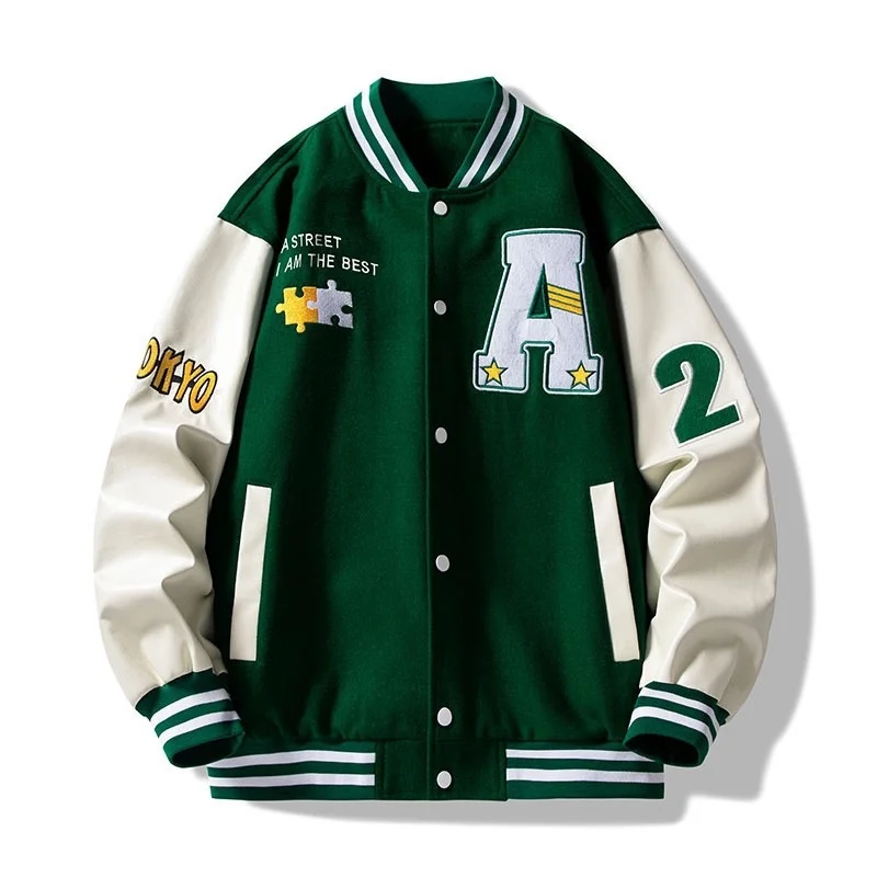 Mens Harajuku Bomber Jackets Coat Couple Baseball Jacket Unisex Women Boyfriend Style School Uniform Hiphop Varsity Coats Male
Mens Harajuku Bomber Jackets Coat Couple Baseball Jacket Unisex Women Boyfriend Style School Uniform Hiphop Varsity Coats Male