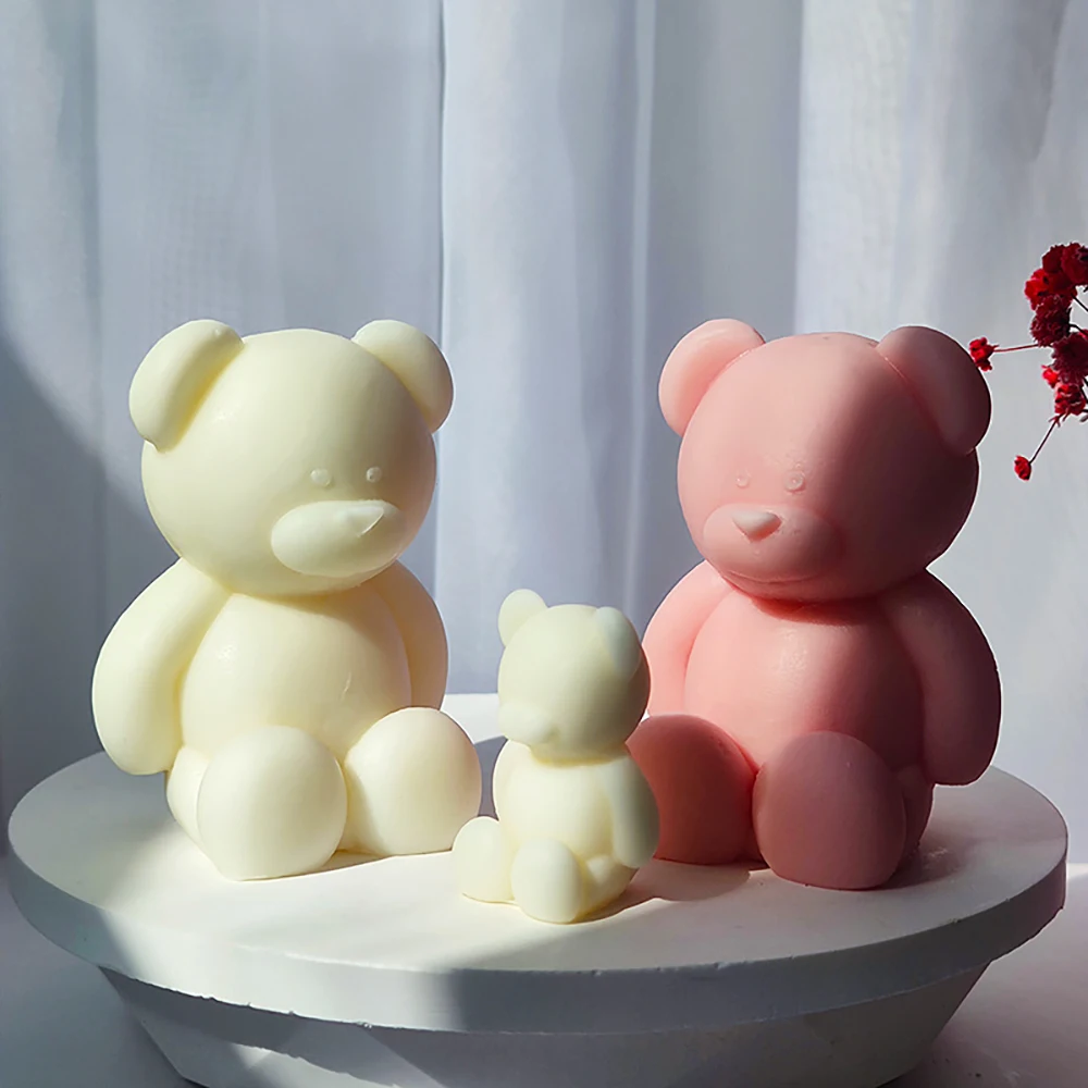 Sitting Bears Candle Mold DIY Chocolate Cakes Handmade Soap Plaster Resin Silicone Mould Home Decoration Ornaments 2023 New
Sitting Bears Candle Mold DIY Chocolate Cakes Handmade Soap Plaster Resin Silicone Mould Home Decoration Ornaments 2023 New