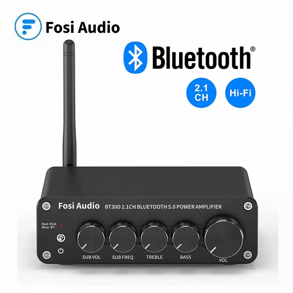 2022 новейший звуковой усилитель мощности Fosi Audio BT30D Bluetooth 2,1 канальный усилитель басов и высоких частот 100 Вт +
2022 новейший звуковой усилитель мощности Fosi Audio BT30D Bluetooth 2,1 канальный усилитель басов и высоких частот 100 Вт +
