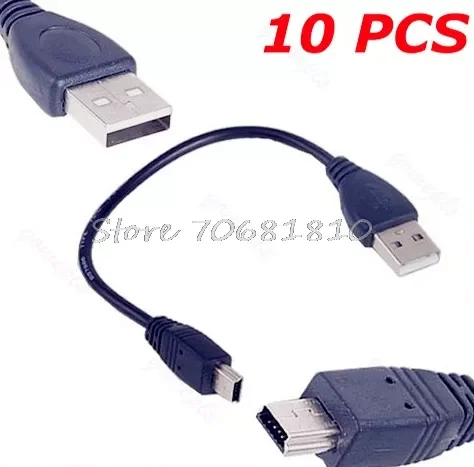 Новый короткий USB 2,0 A папа к мини 5 Pin B кабель для зарядки и передачи данных
Новый короткий USB 2,0 A папа к мини 5 Pin B кабель для зарядки и передачи данных