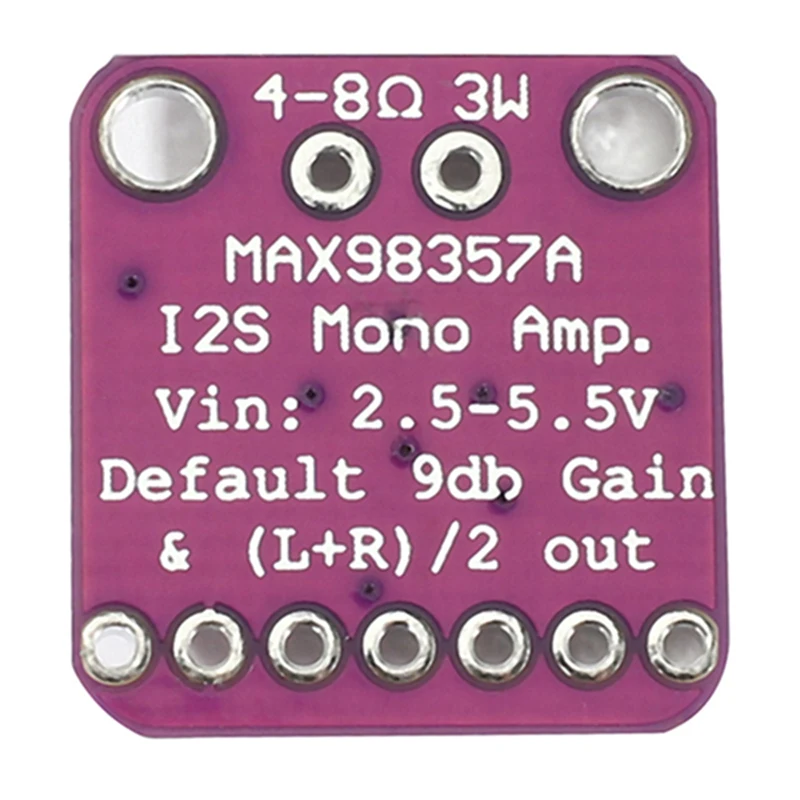 Усилитель Max98357 I2S 3 Вт, класс D, интерфейс разрыва, ЦАП, модуль декодера, безфильтровая аудиоплата для Raspberry Pi Esp32
Усилитель Max98357 I2S 3 Вт, класс D, интерфейс разрыва, ЦАП, модуль декодера, безфильтровая аудиоплата для Raspberry Pi Esp32