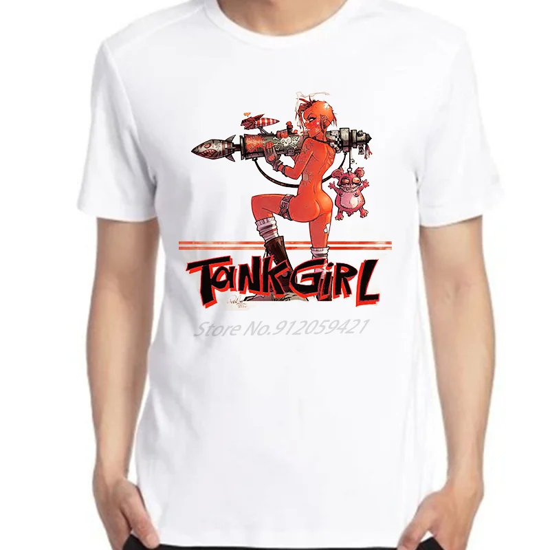 Tank Girl Bazooka fashion graphic t shirts for men short sleeve t-shirts O-neck T-shirt Summer Harajuku Streetwear Men clothing
Tank Girl Bazooka fashion graphic t shirts for men short sleeve t-shirts O-neck T-shirt Summer Harajuku Streetwear Men clothing