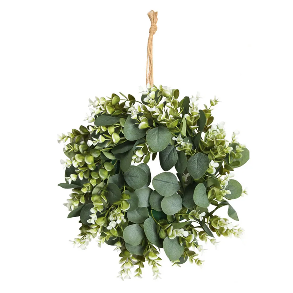 Eucalyptus Leaf Wreath Minimalist Door Decor Vibrant and Lifelike Appearance Suitable for Thanksgiving and Christmas
Eucalyptus Leaf Wreath Minimalist Door Decor Vibrant and Lifelike Appearance Suitable for Thanksgiving and Christmas