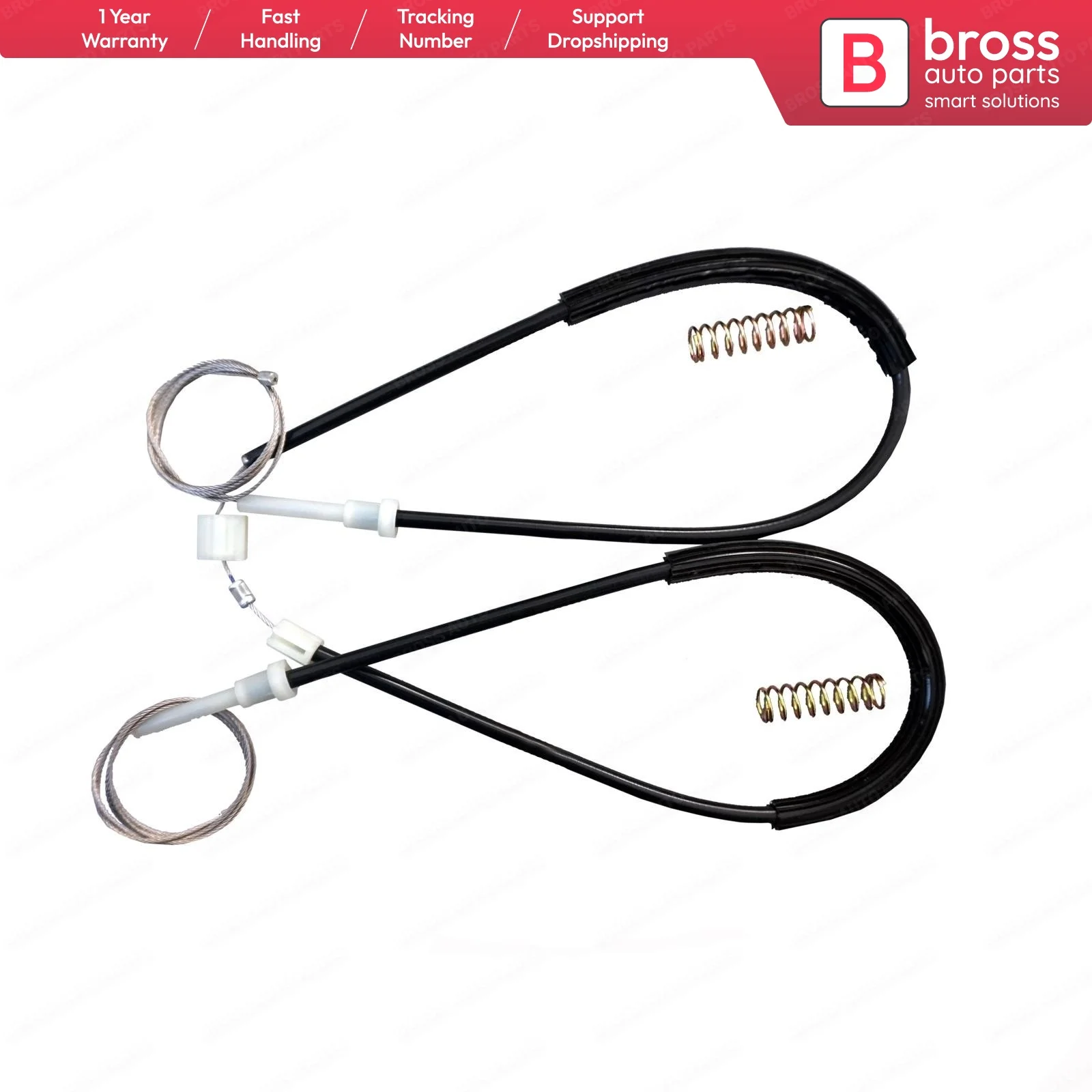 Bross Auto Parts BWR5091 Electrical Power Window Regulator Repair Kit Rear Left Door for Renault Megane 3 2008-2016
Bross Auto Parts BWR5091 Electrical Power Window Regulator Repair Kit Rear Left Door for Renault Megane 3 2008-2016
