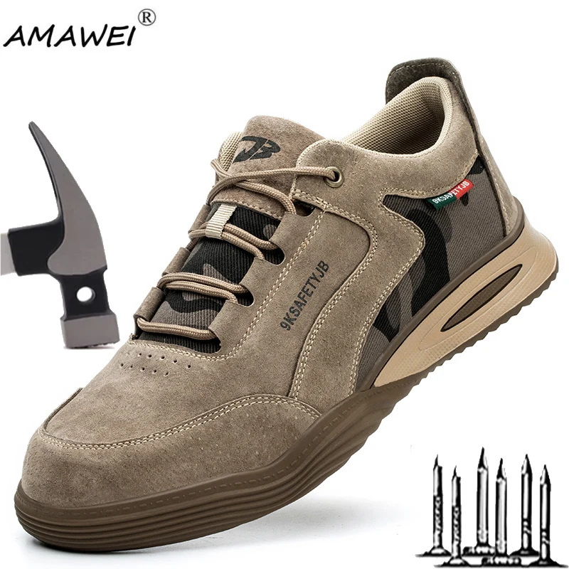 AMAWEI Men Work Safety Shoes Anti-smashing Steel Toe Cap Working Shoes Construction Indestructible Work Sneakers Women Shoes
AMAWEI Men Work Safety Shoes Anti-smashing Steel Toe Cap Working Shoes Construction Indestructible Work Sneakers Women Shoes
