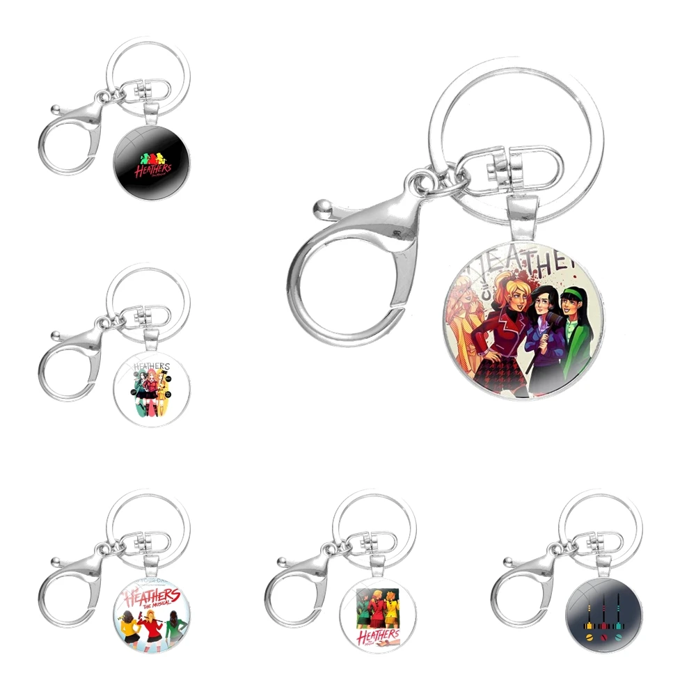 Fashion Design Creative Cartoon Heathers Original Keychains Handmade Glass Cabochon Alloys Key Rings Pendants Trinkets
Fashion Design Creative Cartoon Heathers Original Keychains Handmade Glass Cabochon Alloys Key Rings Pendants Trinkets
