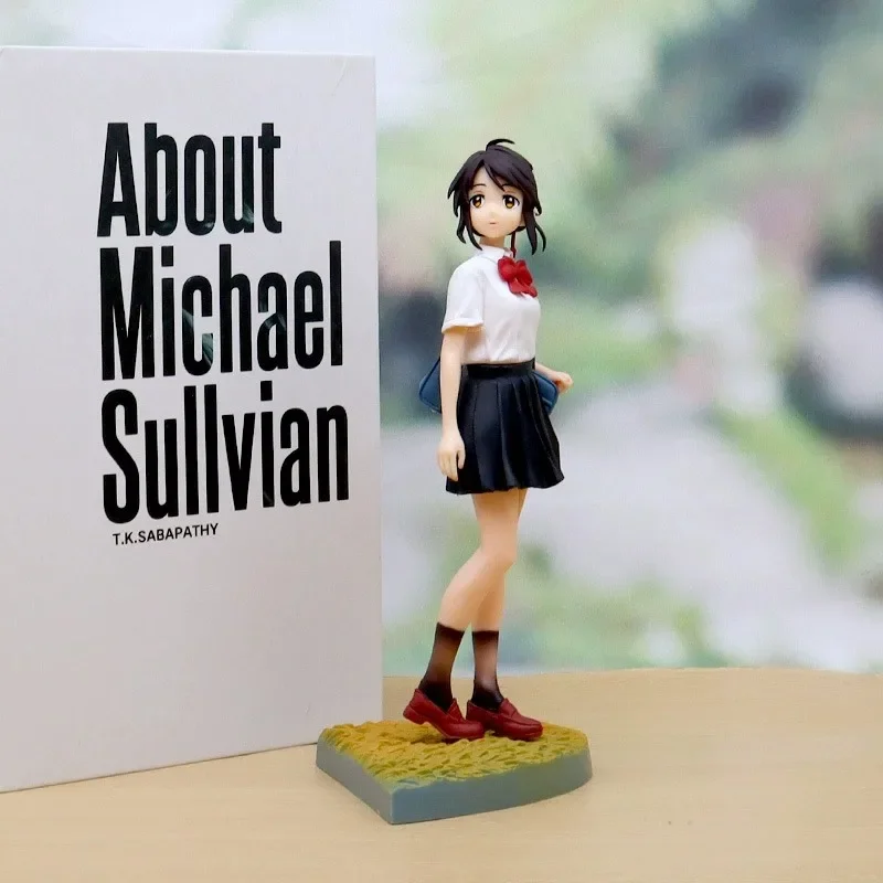 Popular Japanese Anime Your Name Miyamizu Mitsuha Action Figures Anime Peripheral Standing Pose Uniform Girl Desktop Decoration
Popular Japanese Anime Your Name Miyamizu Mitsuha Action Figures Anime Peripheral Standing Pose Uniform Girl Desktop Decoration