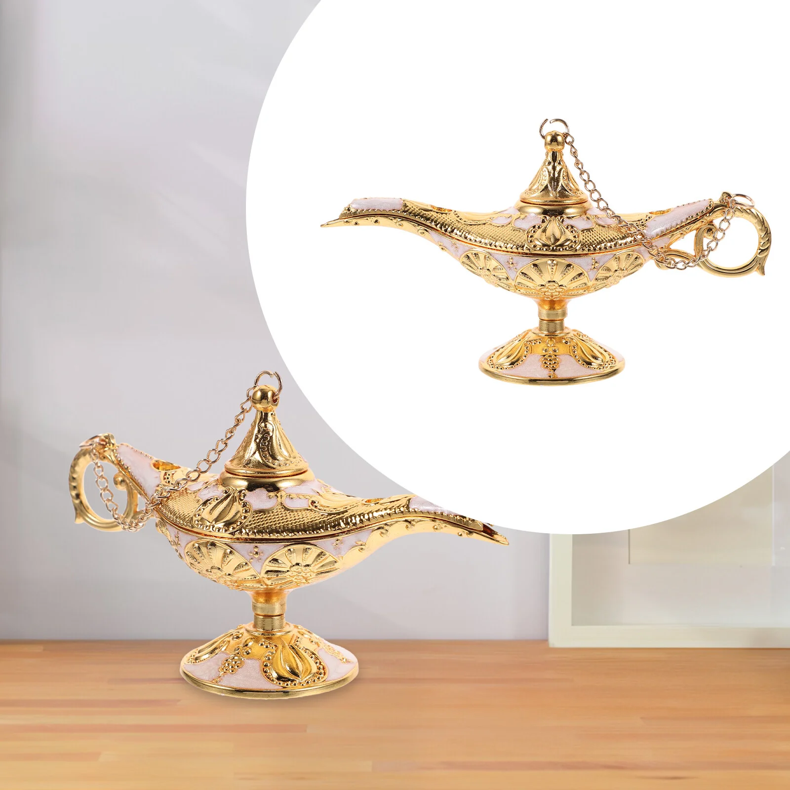 Model Creative Ornament Gold Table Decor Decoration Home Desktop Lamp Palace Vintage 
Model Creative Ornament Gold Table Decor Decoration Home Desktop Lamp Palace Vintage