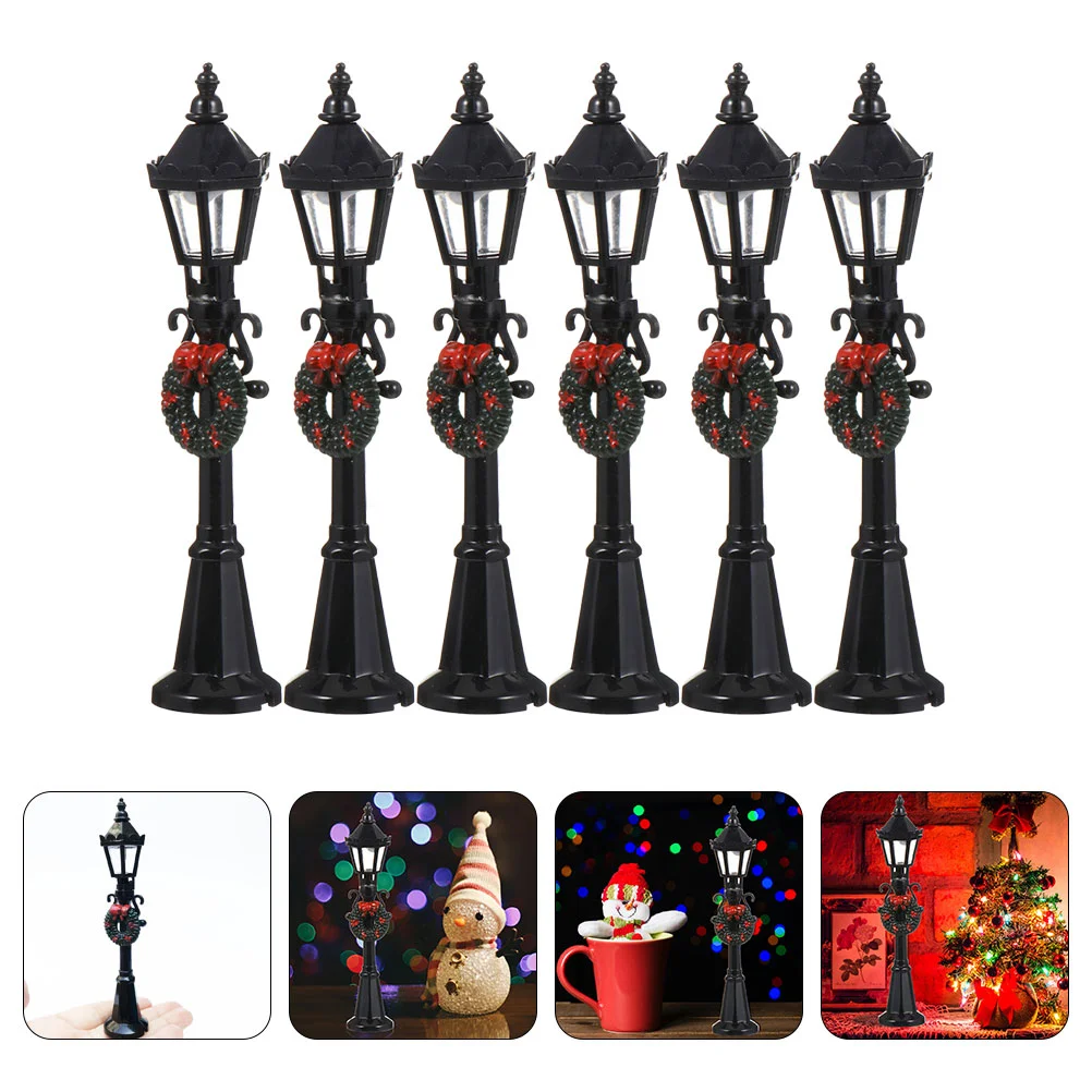 6 Pcs Street Light Model Mini Lamp Micro Landscape Props Miniature Dollhouse Accessories Abs
6 Pcs Street Light Model Mini Lamp Micro Landscape Props Miniature Dollhouse Accessories Abs