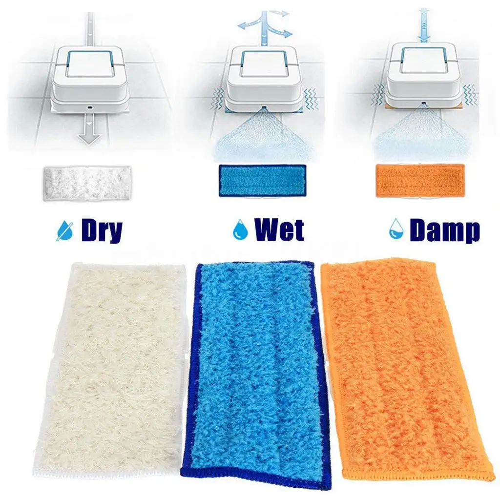 3 шт., сменные моющиеся подушечки для сухой и влажной уборки для очистителя Jet 240 
3 шт., сменные моющиеся подушечки для сухой и влажной уборки для очистителя Jet 240