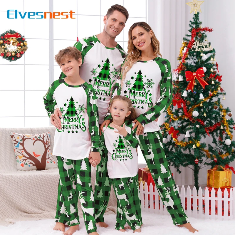 Fashion Christmas Family Matching Outfits Spring & Autumn Family Pajamas Sets Cotton Long Sleeve Top+Pants Children Clothing
Fashion Christmas Family Matching Outfits Spring & Autumn Family Pajamas Sets Cotton Long Sleeve Top+Pants Children Clothing