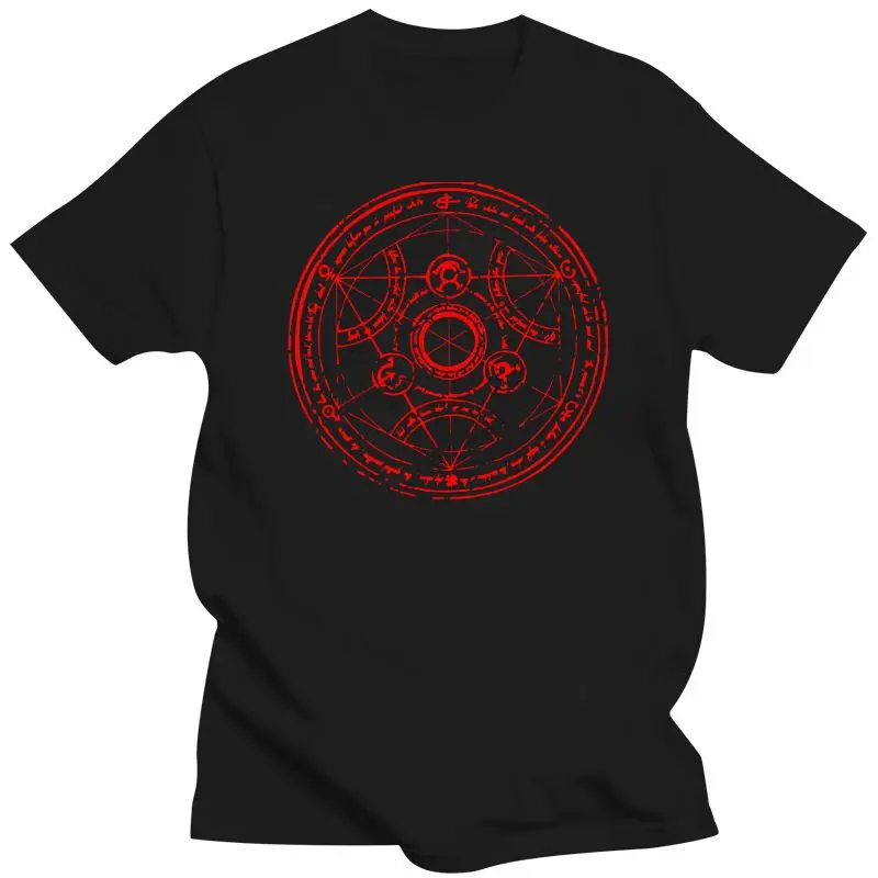 Camiseta con estampado de letras Est para hombre, camisa con transmumutación, Full Metal, Alchemist, informal
Camiseta con estampado de letras Est para hombre, camisa con transmumutación, Full Metal, Alchemist, informal