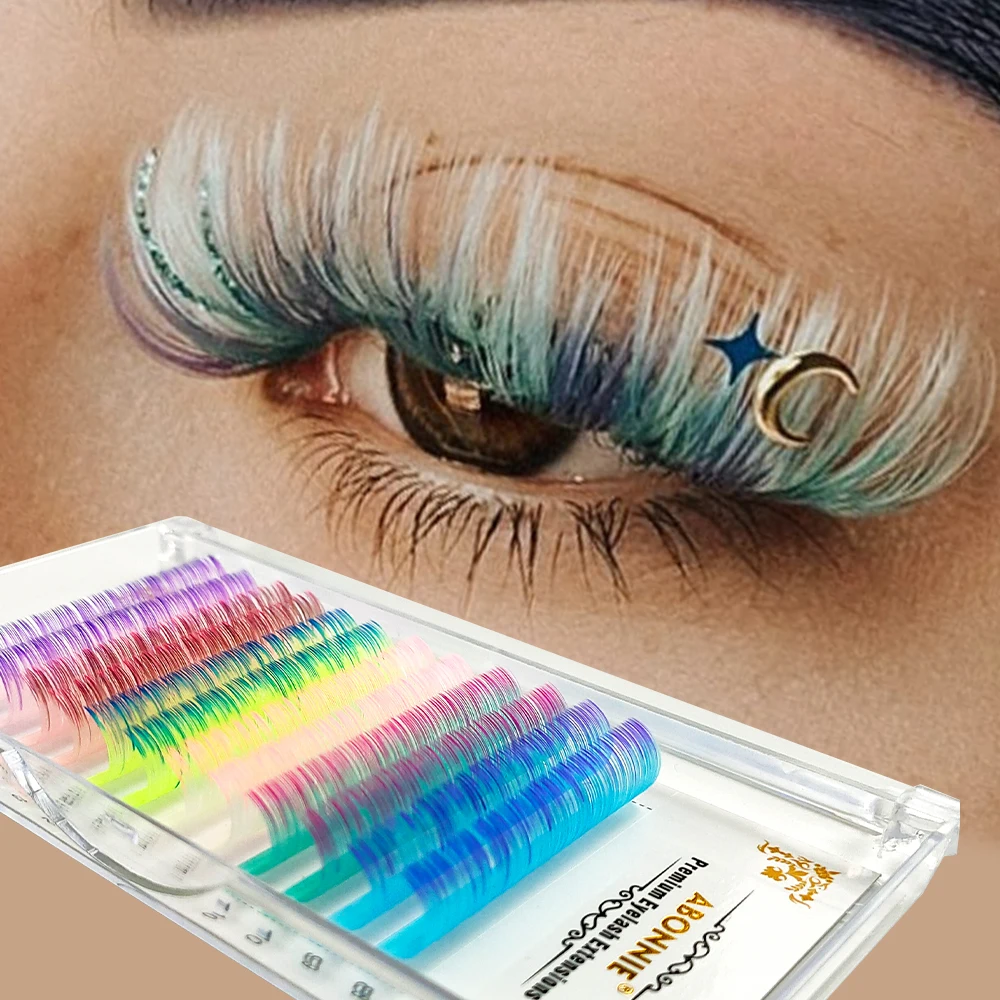Abonnie Colored Lashes Extensions Ombre Colors Eyelashes Glitter Eyelash Spikes Lash Extensions D Culr Cilios
Abonnie Colored Lashes Extensions Ombre Colors Eyelashes Glitter Eyelash Spikes Lash Extensions D Culr Cilios