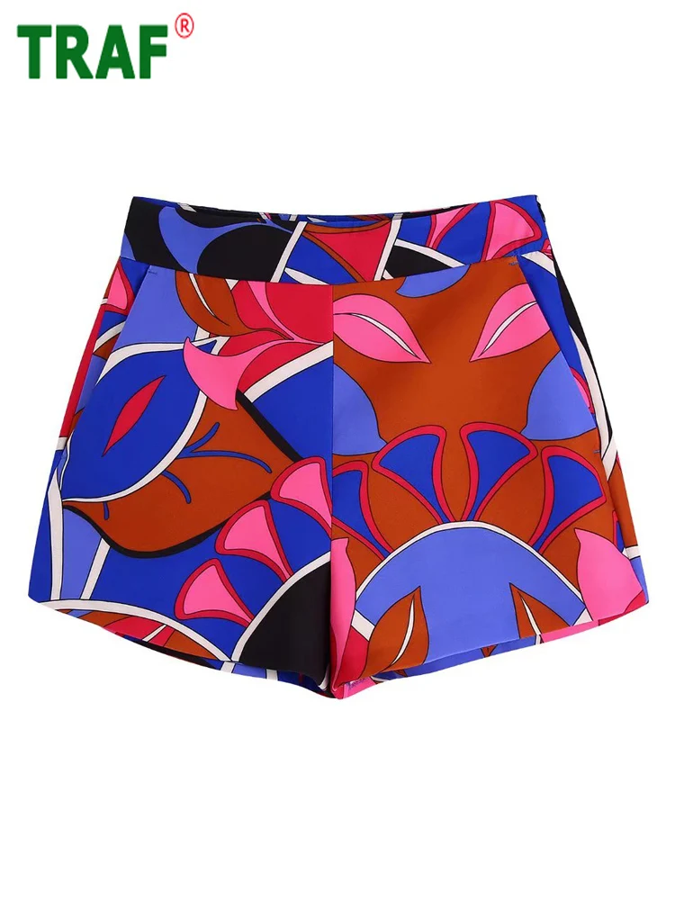 TRAF Print Bermuda Shorts Women Summer High Waist Shorts Woman Fashion Streetwear Short Pants Women Beach Casual Shorts Female
TRAF Print Bermuda Shorts Women Summer High Waist Shorts Woman Fashion Streetwear Short Pants Women Beach Casual Shorts Female