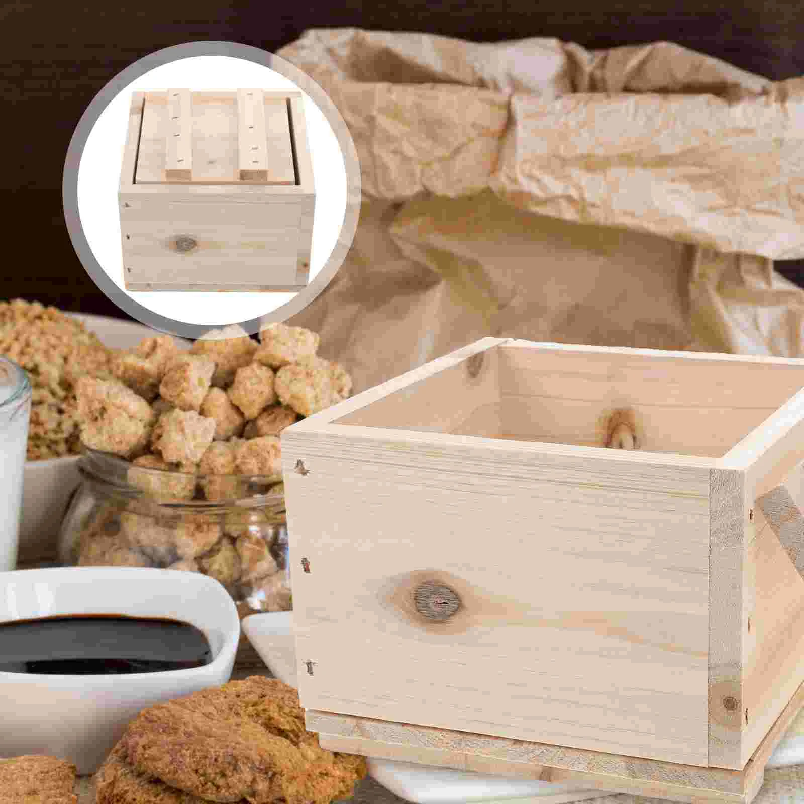 Tofu Press Making Maker Tool Diy Box Pressing Mold Presser Home Mould Tray Cheesemaking Wooden Cheese Homemade Kitchen Drainer
Tofu Press Making Maker Tool Diy Box Pressing Mold Presser Home Mould Tray Cheesemaking Wooden Cheese Homemade Kitchen Drainer