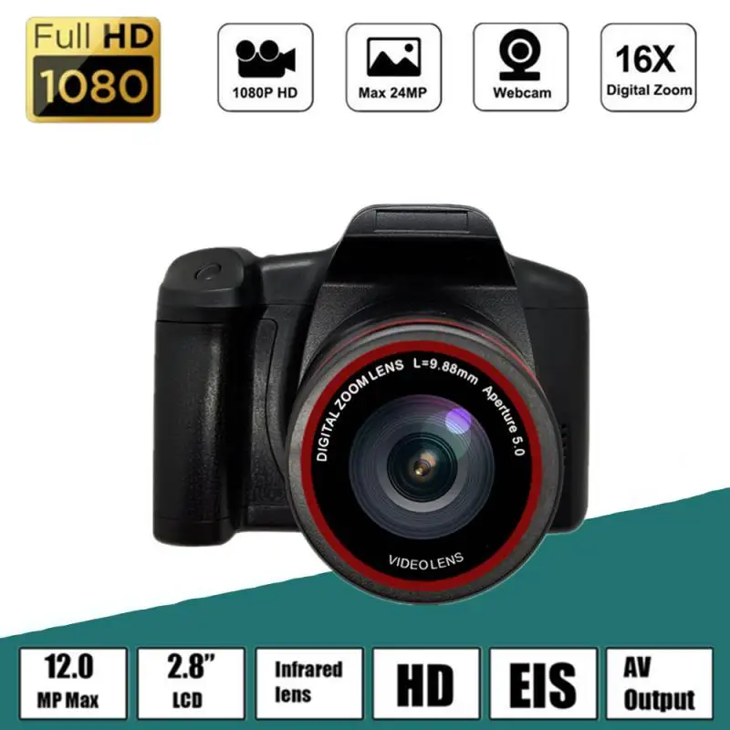 Цифровая видеокамера HD 1080P, ручная цифровая камера 16 МП, цифровая камера с 16-кратным зумом, цифровая камера DV, видеорегистратор, видеокамера, ...
Цифровая видеокамера HD 1080P, ручная цифровая камера 16 МП, цифровая камера с 16-кратным зумом, цифровая камера DV, видеорегистратор, видеокамера, ...