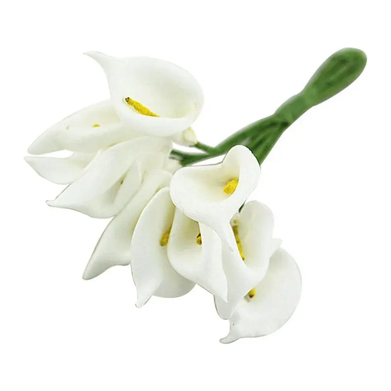 A63I 12Pcs Mini Calla Artificial Flower Bouquet Wedding Decoration DIY Wreath Gift White
A63I 12Pcs Mini Calla Artificial Flower Bouquet Wedding Decoration DIY Wreath Gift White
