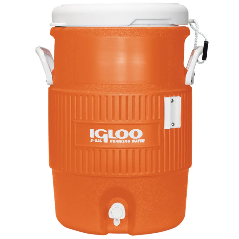 5-Gallon Heavy-Duty Beverage Cooler - Orange Camping
5-Gallon Heavy-Duty Beverage Cooler - Orange Camping