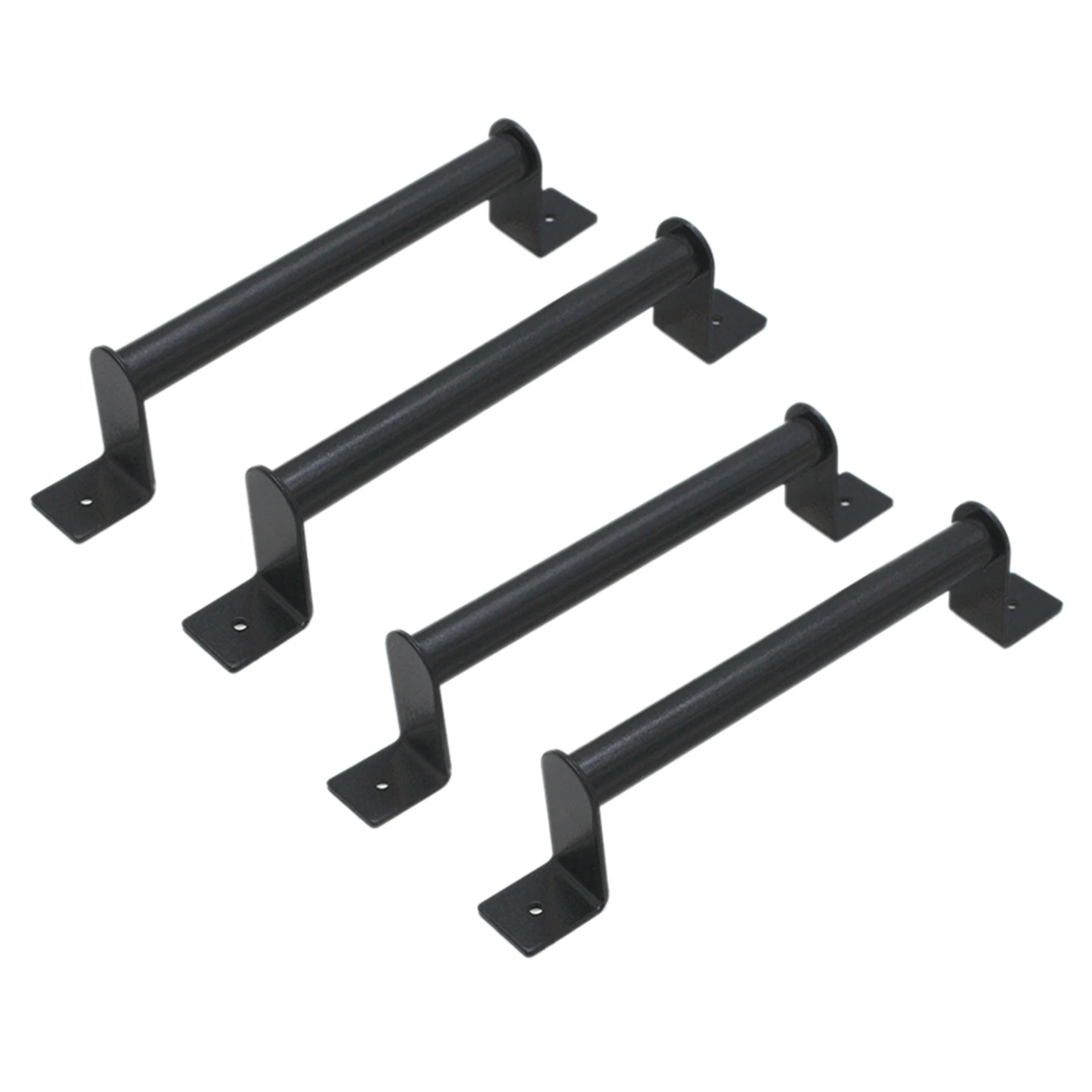 4Pcs Black Carbon Steel Sliding Barn Door Pull Handle for Sliding Barn Door Garden Gates Garages Hardware Kit
4Pcs Black Carbon Steel Sliding Barn Door Pull Handle for Sliding Barn Door Garden Gates Garages Hardware Kit