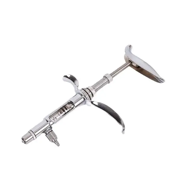 Jiashan A-type and C-type 2ml adjustable continuous syringe for chicken and continuous adjustable vaccine syringe for animal
Jiashan A-type and C-type 2ml adjustable continuous syringe for chicken and continuous adjustable vaccine syringe for animal
