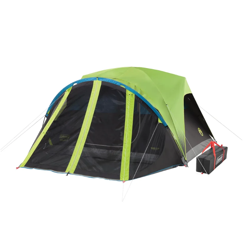Camping Tent 4-Person Carlsba Dark Roo Dome Camping Tent with Screen Room, 2 Rooms, Green
Camping Tent 4-Person Carlsba Dark Roo Dome Camping Tent with Screen Room, 2 Rooms, Green