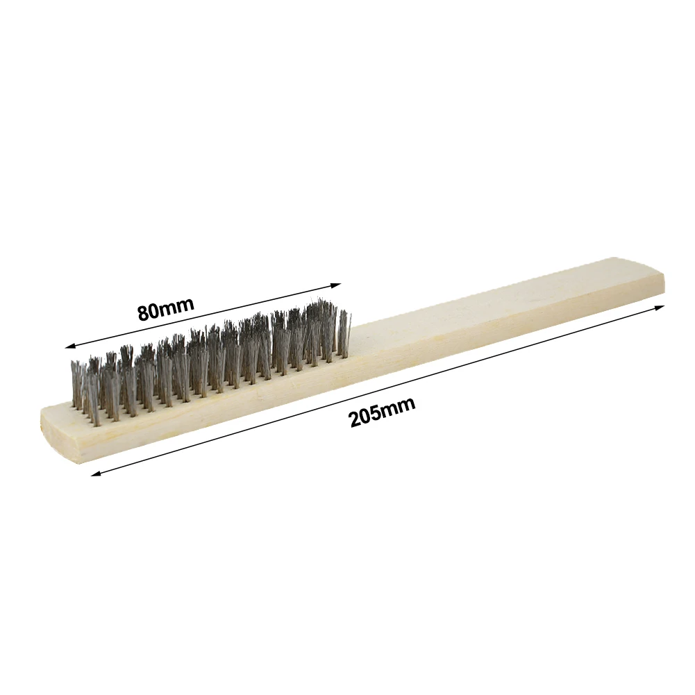 Cleaning Brush Wire Brush Spare Parts Stainless Steel Wire Wood Handle Wood/Silver 205mm/8.07Inch Rust Removal
Cleaning Brush Wire Brush Spare Parts Stainless Steel Wire Wood Handle Wood/Silver 205mm/8.07Inch Rust Removal
