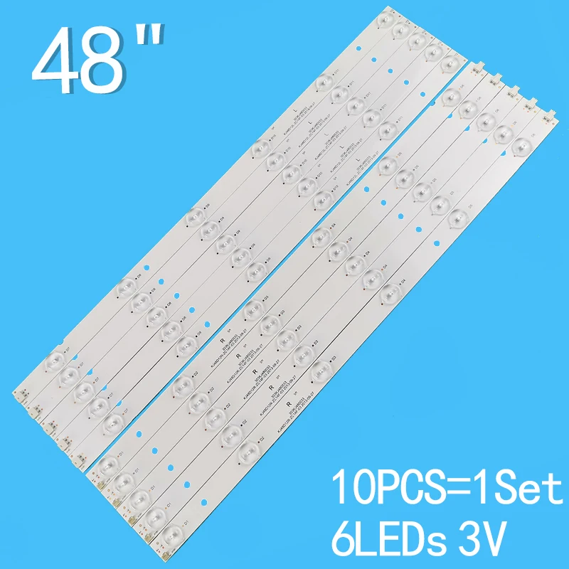 10pcs/set LED Backlight strip for KJ48D12R-ZC14F-03 KJ48D12L-ZC14F-03 303KJ480033 303KJ480034 MK-8188
10pcs/set LED Backlight strip for KJ48D12R-ZC14F-03 KJ48D12L-ZC14F-03 303KJ480033 303KJ480034 MK-8188
