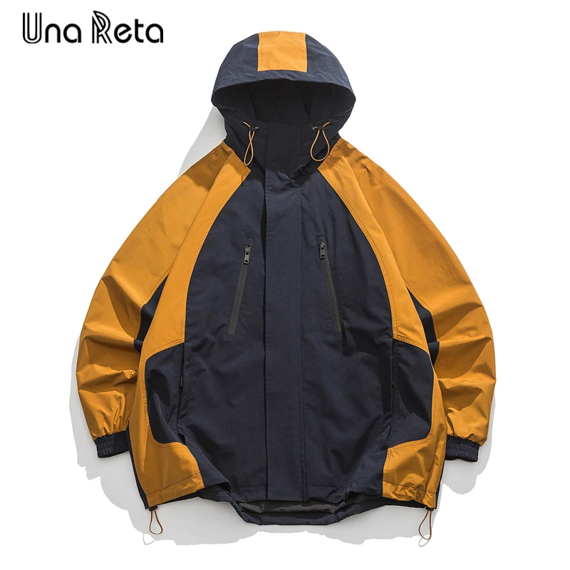 Una Reta Jackets Men Spring New Hip hop splicing Jacket Coat Streetwear Fashion Casual High quality Hooded Jackets Man
Una Reta Jackets Men Spring New Hip hop splicing Jacket Coat Streetwear Fashion Casual High quality Hooded Jackets Man