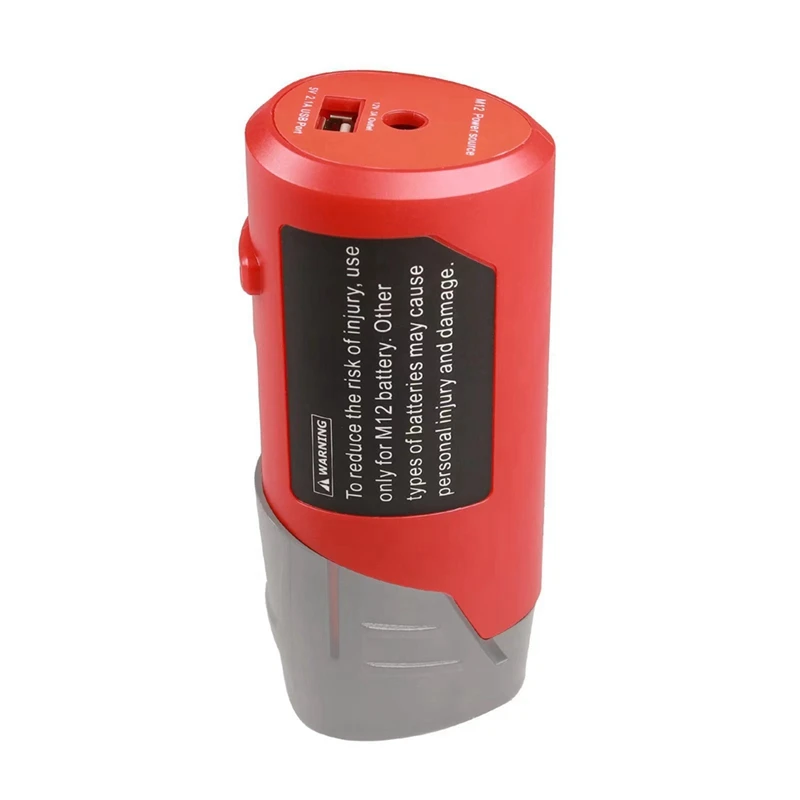 N12 Li-Ion Battery Charger Converter For Mil-Waukee M12 12V 10.8V Lithium Battery USB Device Mobile Phone Power Supply
N12 Li-Ion Battery Charger Converter For Mil-Waukee M12 12V 10.8V Lithium Battery USB Device Mobile Phone Power Supply