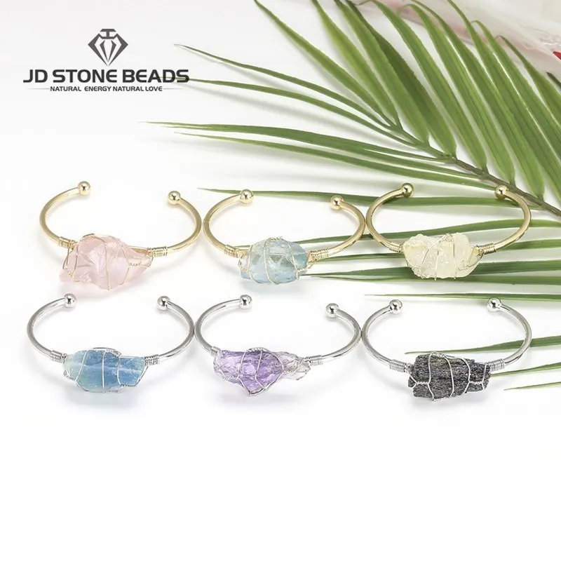 Natural Amethyst Citrine Fluorite Healing Pink Crystal Energy Gemston Alloy Bracelet Bangle As Gift for Women Fashion Jewelry
Natural Amethyst Citrine Fluorite Healing Pink Crystal Energy Gemston Alloy Bracelet Bangle As Gift for Women Fashion Jewelry