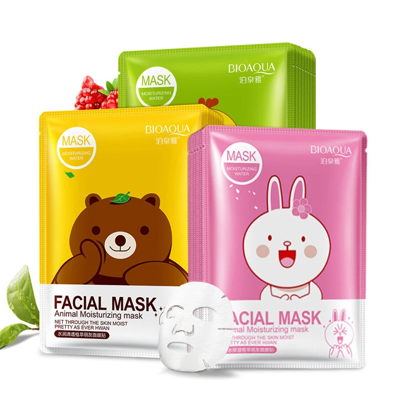 5pcs BIOAQUA Cartoon Face Masks Facial Care Plant Extract Moisturizing Anti Acne Skin Cleansing Facial Masks Beauty Skin Care 
5pcs BIOAQUA Cartoon Face Masks Facial Care Plant Extract Moisturizing Anti Acne Skin Cleansing Facial Masks Beauty Skin Care