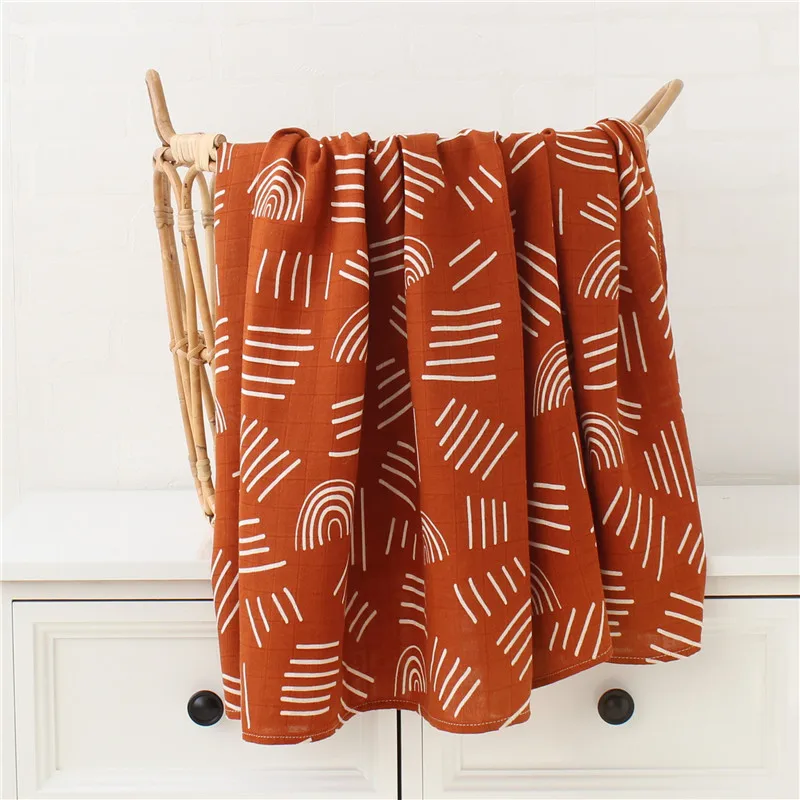 Baby Blankets Newborn Bamboo Cotton Baby Swaddle Muslin Diapers Rainbow Print Baby Crib Bedding Set
Baby Blankets Newborn Bamboo Cotton Baby Swaddle Muslin Diapers Rainbow Print Baby Crib Bedding Set