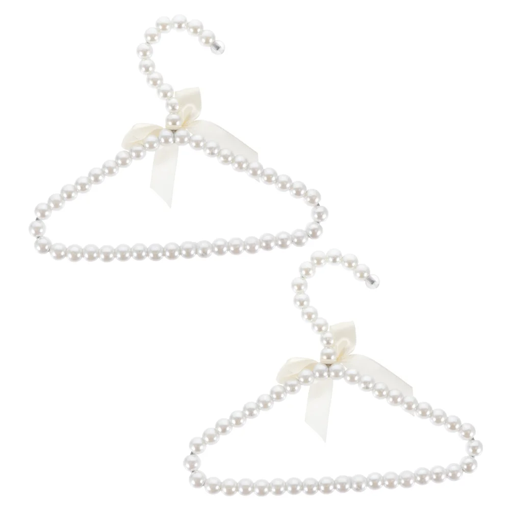 2Pcs Decorative Pearl Hangers Delicate Dog Hangers Multi-function Clothes Hangers
2Pcs Decorative Pearl Hangers Delicate Dog Hangers Multi-function Clothes Hangers