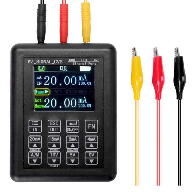 4-20MA 0-10V Adjustable Signal Generator Process Controlling Signal Calibrator Signal Generator Sources 0-20MA Simulator
4-20MA 0-10V Adjustable Signal Generator Process Controlling Signal Calibrator Signal Generator Sources 0-20MA Simulator