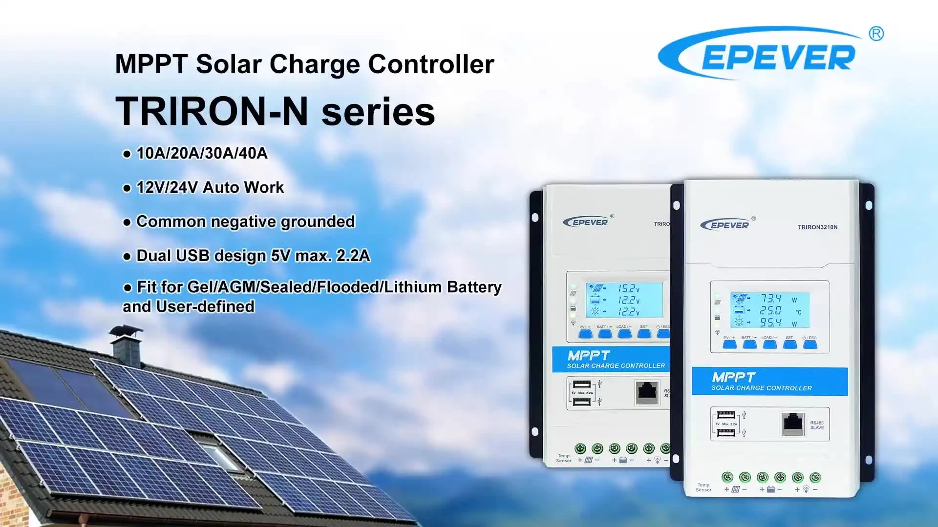 New arrival 720W 30a mppt solar charge battery regulator/controller Triron3210N
New arrival 720W 30a mppt solar charge battery regulator/controller Triron3210N