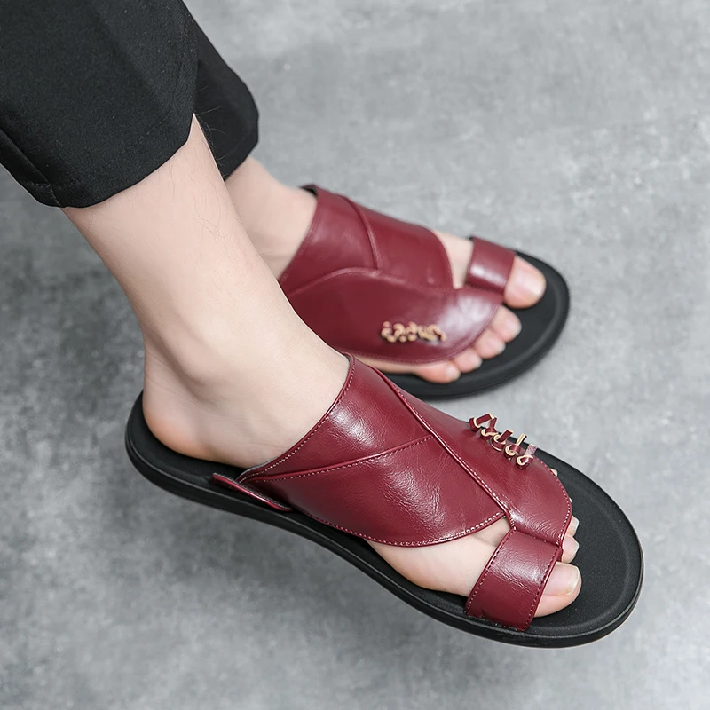Men's Sandals Summer Breathable Business Casual Sandals Handmade Non-Slip Designer Beach Shoes for Men Soft Sole Driving Shoes
Men's Sandals Summer Breathable Business Casual Sandals Handmade Non-Slip Designer Beach Shoes for Men Soft Sole Driving Shoes
