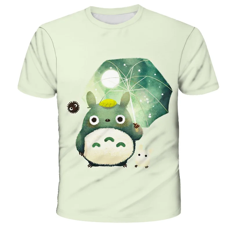 Anime Cartoon Totoro Teenager Men's and Women's T-Shirts Casual Print Hip Hop Harajuku Personality Round Neck Short Sleeve Top
Anime Cartoon Totoro Teenager Men's and Women's T-Shirts Casual Print Hip Hop Harajuku Personality Round Neck Short Sleeve Top
