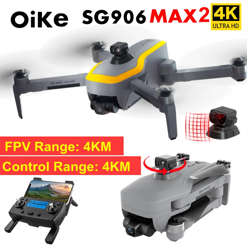 Profesional 4K Drone GPS Camera Dron with 3 Axis Gimbal EIS Brushless Quadcopter Drones 5G WIFI FPV RC Helicopter SG906 MAX2 MAX
Profesional 4K Drone GPS Camera Dron with 3 Axis Gimbal EIS Brushless Quadcopter Drones 5G WIFI FPV RC Helicopter SG906 MAX2 MAX