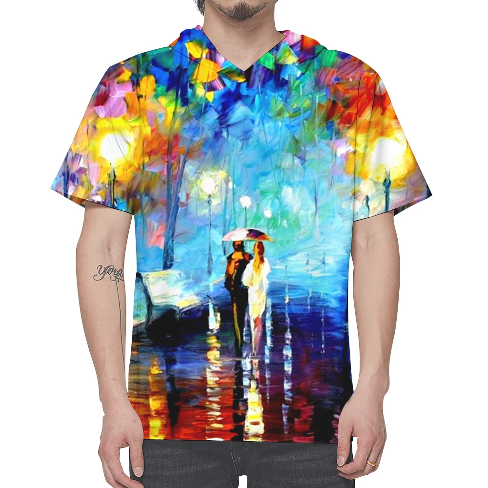 short sleeve hooded T-shirt Fashion Men And Women T-shirt New Heavyweight Oversize High Street Loose 3D printing96
short sleeve hooded T-shirt Fashion Men And Women T-shirt New Heavyweight Oversize High Street Loose 3D printing96