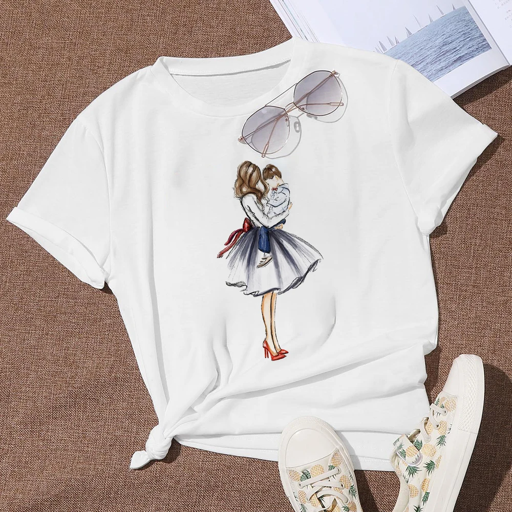 Women's Tshirt Kawaii Print Fashion 2022 New Arrival Short Sleeve Mother Daughter Tee Casual Hipste White Crew Neck High Quality
Women's Tshirt Kawaii Print Fashion 2022 New Arrival Short Sleeve Mother Daughter Tee Casual Hipste White Crew Neck High Quality