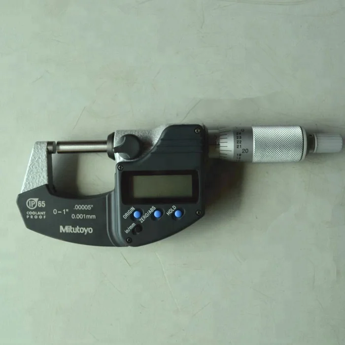 Mitutoyo Micrometer 293-340 with Dust/Water Protection Conforming to IP65 Level
Mitutoyo Micrometer 293-340 with Dust/Water Protection Conforming to IP65 Level
