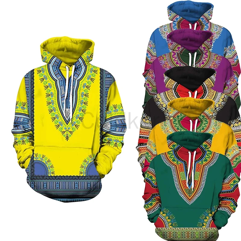 African Dashiki Clothes Multi-color Sweatershirt Traditional Ethnic Printing Pullover Unisex Sports and Leisure Couples Hoodie
African Dashiki Clothes Multi-color Sweatershirt Traditional Ethnic Printing Pullover Unisex Sports and Leisure Couples Hoodie