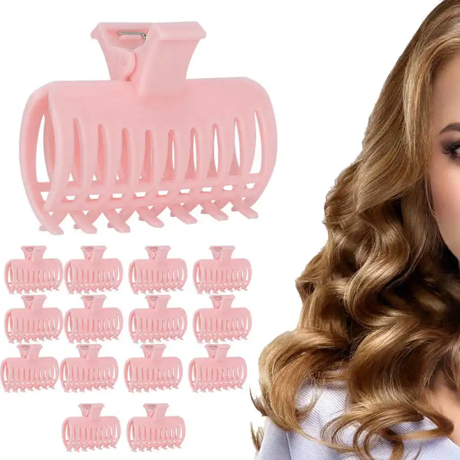 15Pcs/Set Hair Curler Roller Large Grip Clips Curlers Hairdressing DIY Tool Styling Hair Curlers Pink Color Rollers Accessories
15Pcs/Set Hair Curler Roller Large Grip Clips Curlers Hairdressing DIY Tool Styling Hair Curlers Pink Color Rollers Accessories