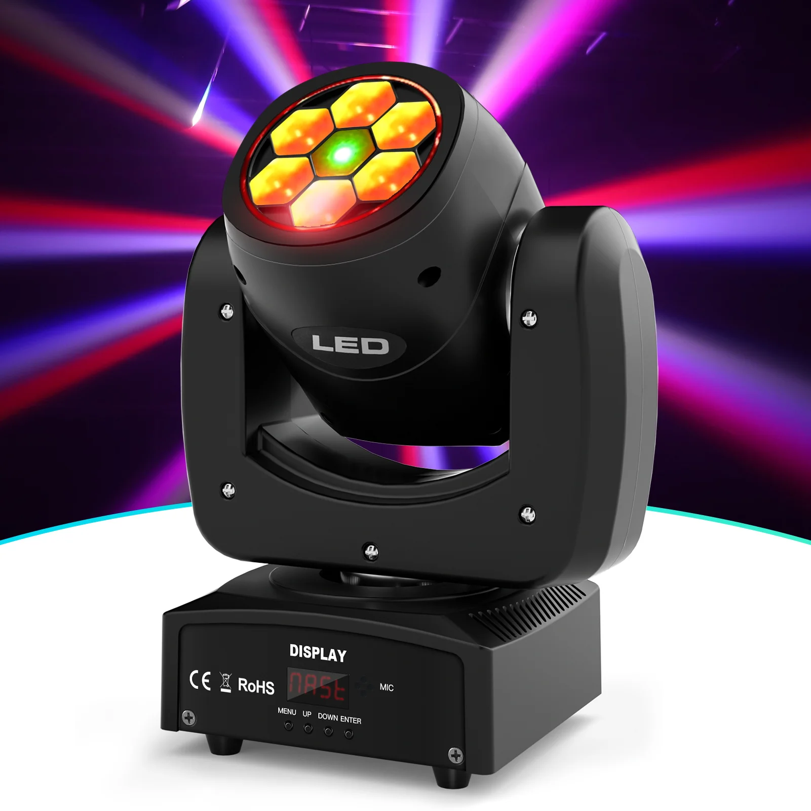 6*10W RGBW Colorful Lighting Effect High Brightness Beam Effect Pattern Light Beam Light Rotating KTV Nightclub Moving Disco
6*10W RGBW Colorful Lighting Effect High Brightness Beam Effect Pattern Light Beam Light Rotating KTV Nightclub Moving Disco